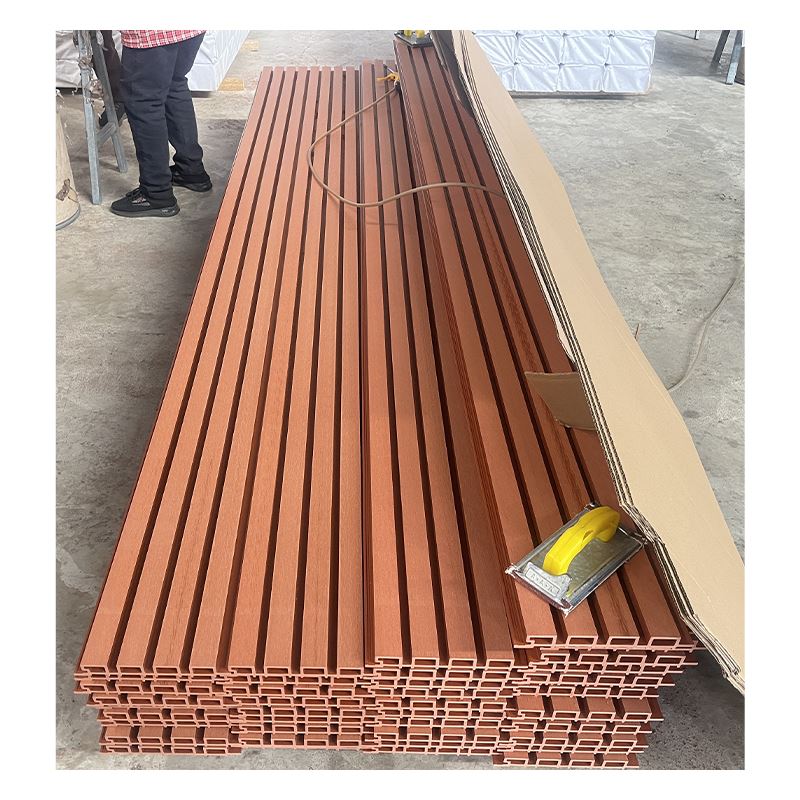 WPC Co-extrusion Wall Plastic Composite Slat Fluted